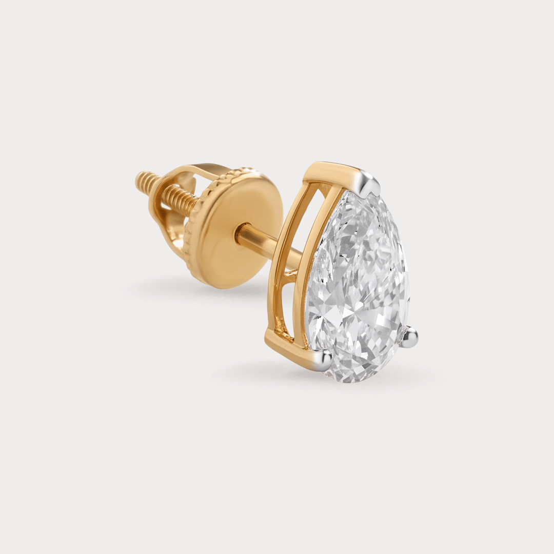 Palatial Solitaire Diamond EarRing