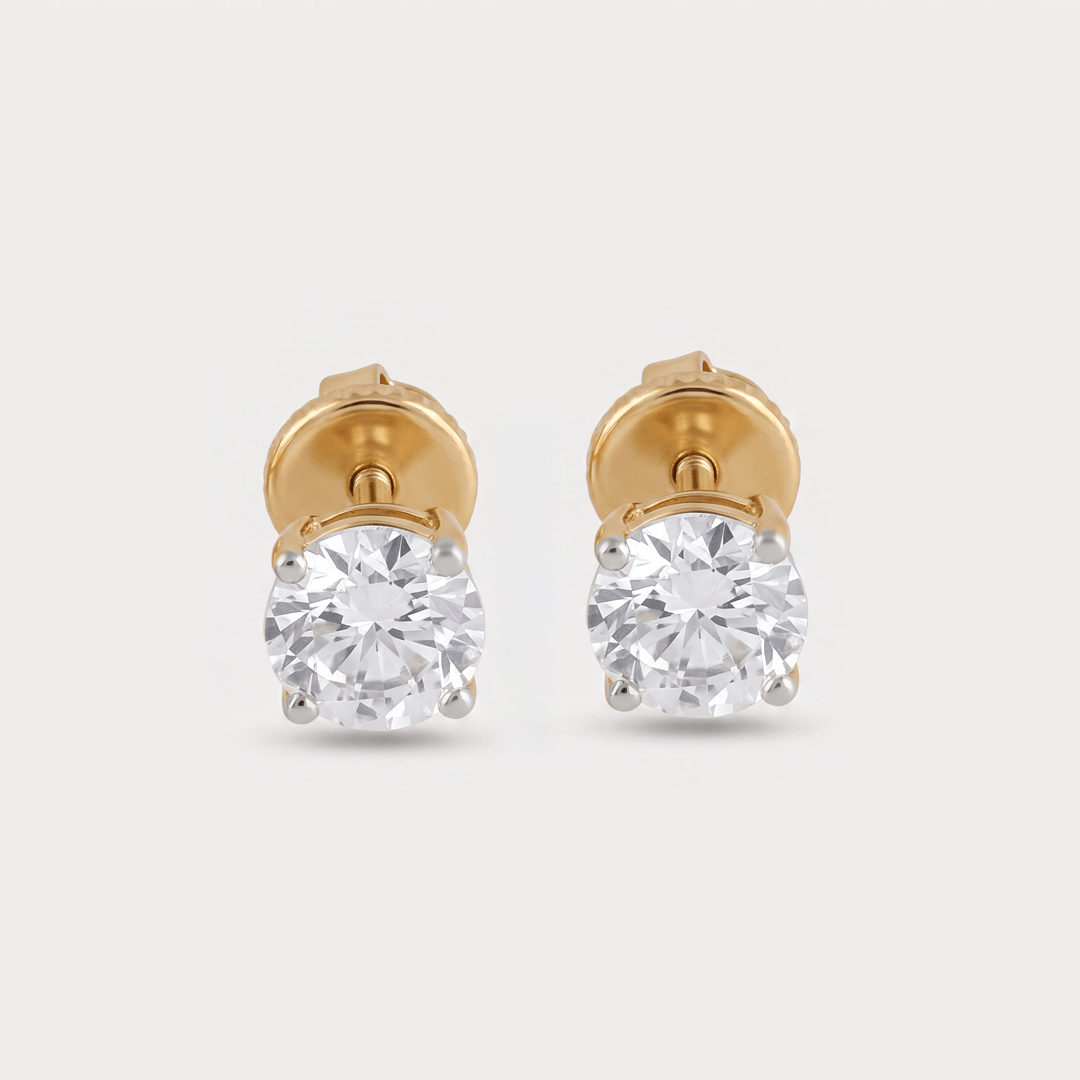Lueur Mini-Solitaire Studs Diamond EarRing
