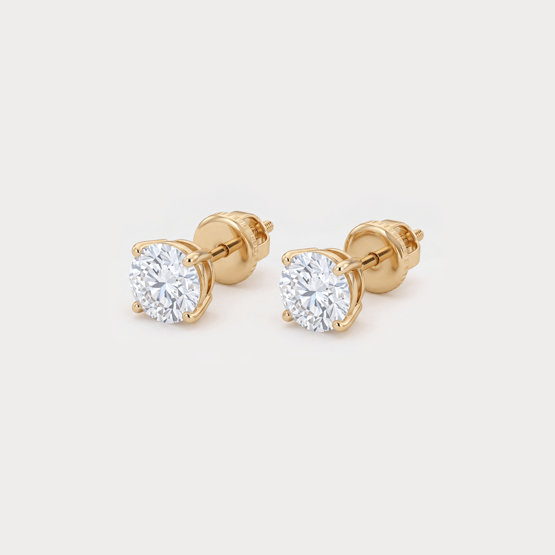 Lueur Mini-Solitaire Studs Diamond EarRing