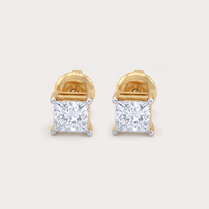 Scintilla Mini Solitaire Diamond Earrings