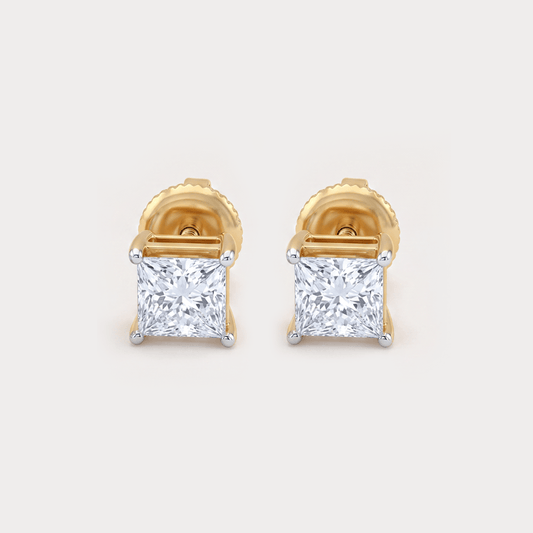 Scintilla Mini Solitaire Diamond Earrings