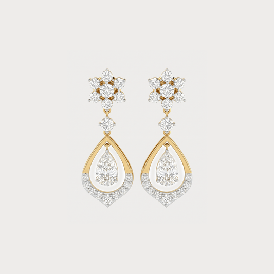 Dew Diamond Earrings