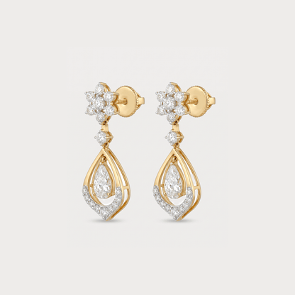 Dew Diamond Earrings