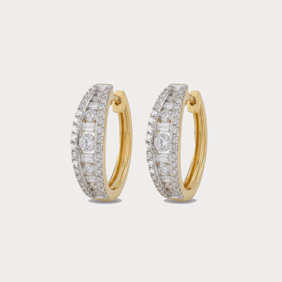 Round Diamond EarRing