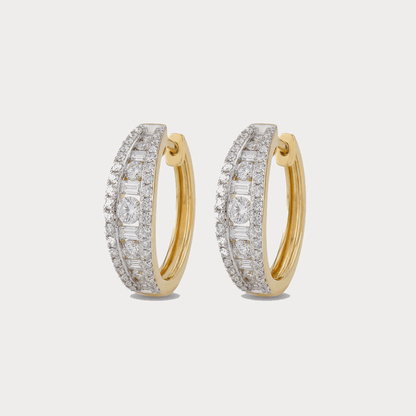 Round Diamond Earrings