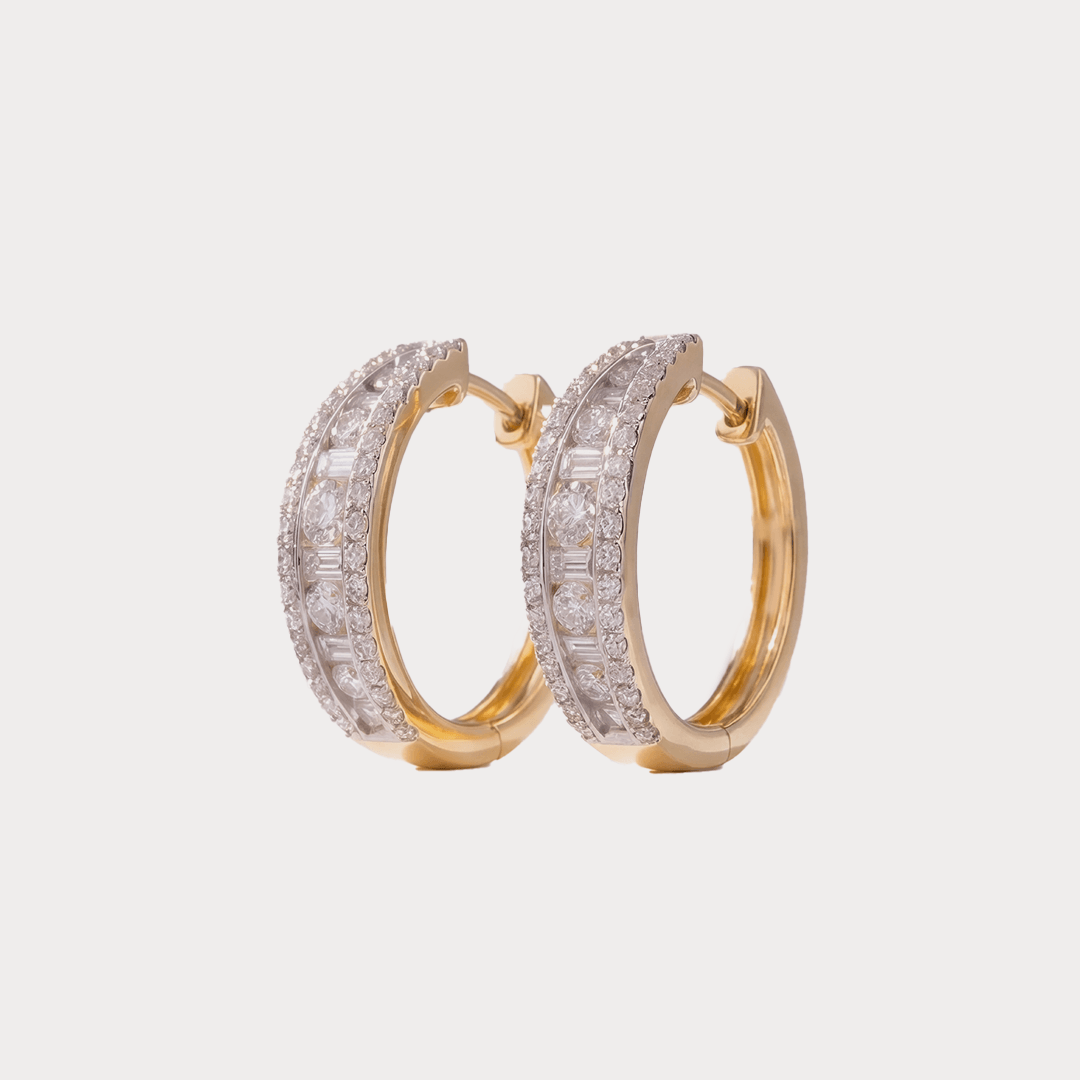 Round Diamond EarRing
