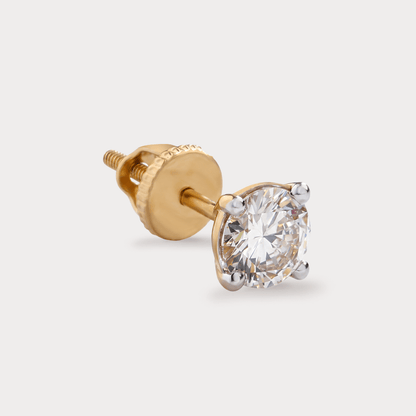 Beauteous Mini Solitaire Diamond EarRing