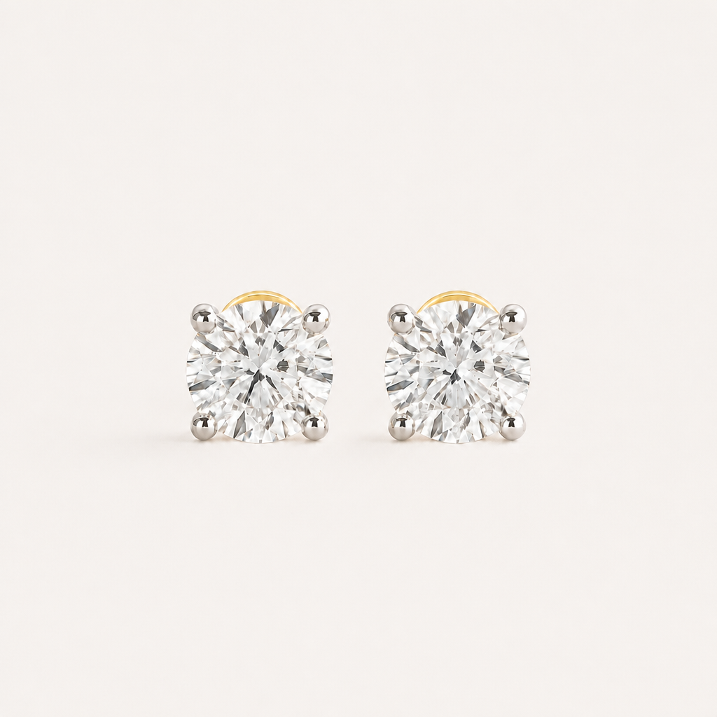 Lueur Mini Solitaire Diamond EarRing
