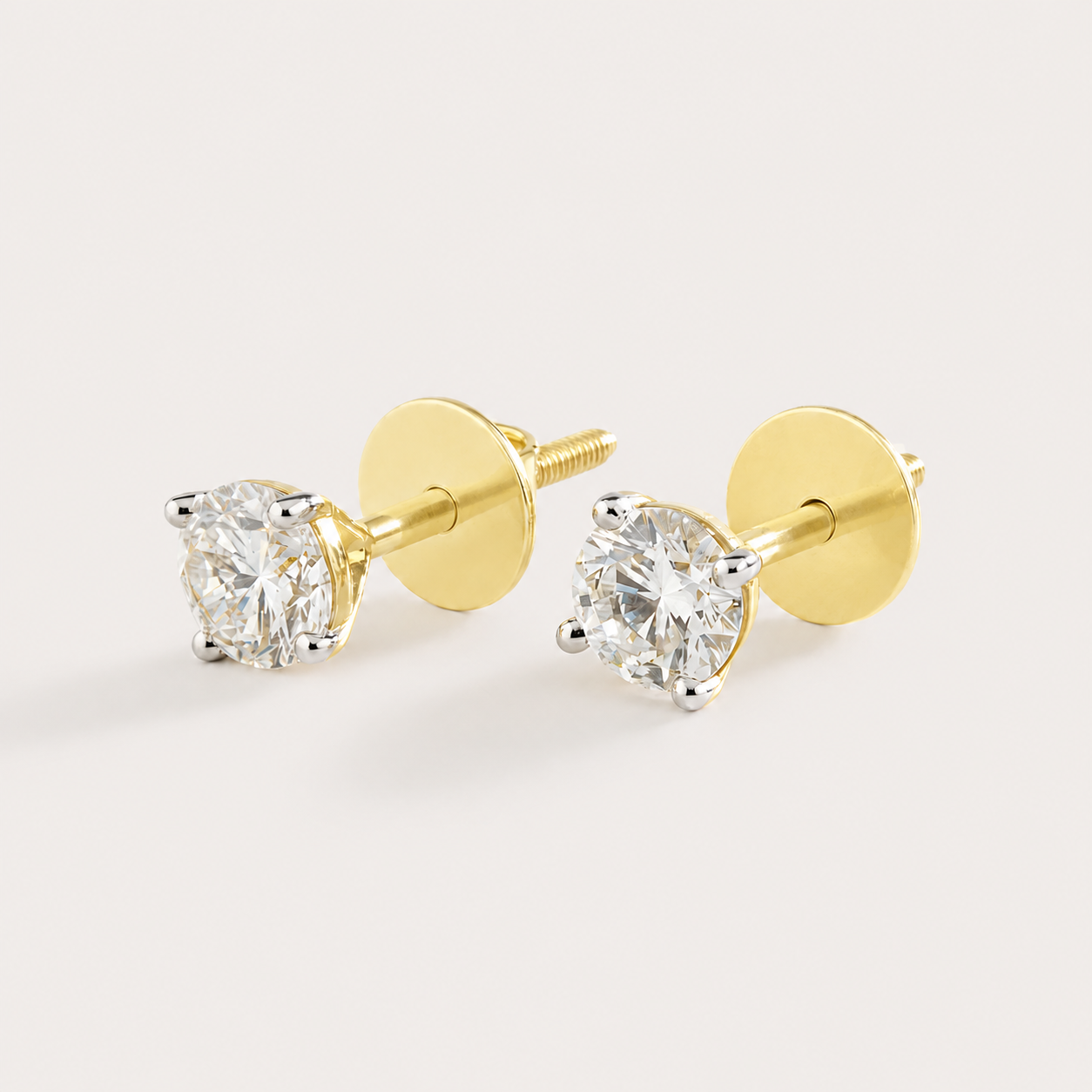 Lueur Mini Solitaire Diamond EarRing