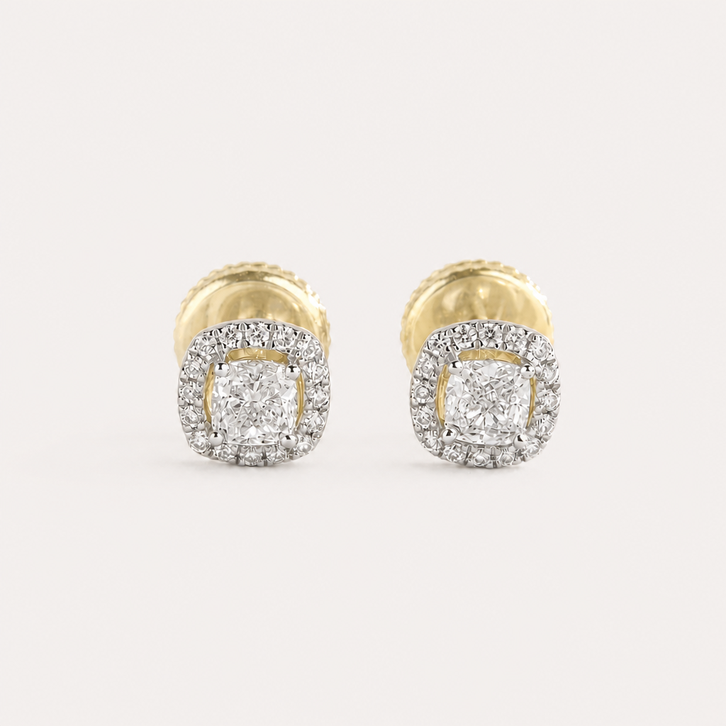 Aureate Halo Diamond EarRing