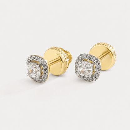 Aureate Halo Diamond EarRing