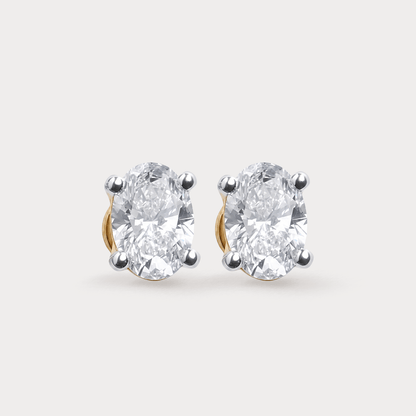Winsome Solitaire Diamond Earrings