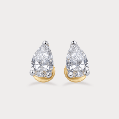 Fascino Solitaire Diamond Earrings