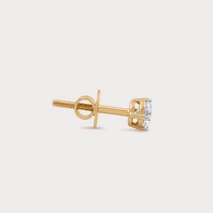 Beaming Mens Diamond Studs