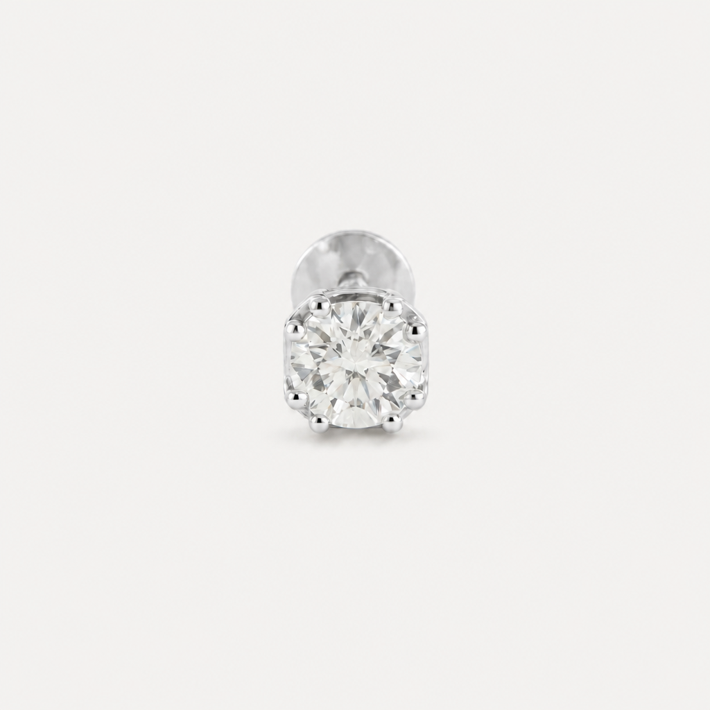 Pregiato Mens Diamond Stud