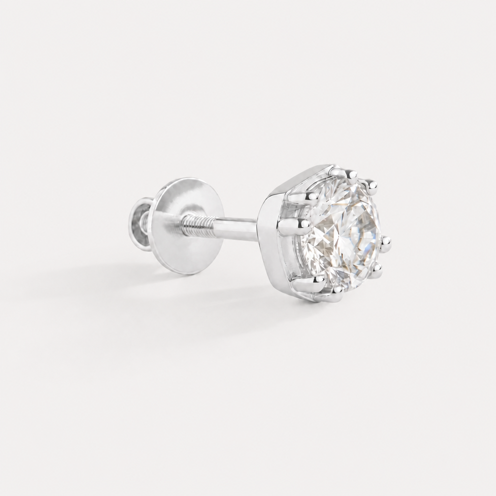 Pregiato Mens Diamond Stud