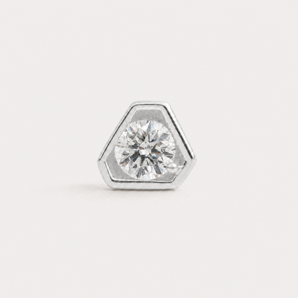 Opulent Mens Diamond Stud