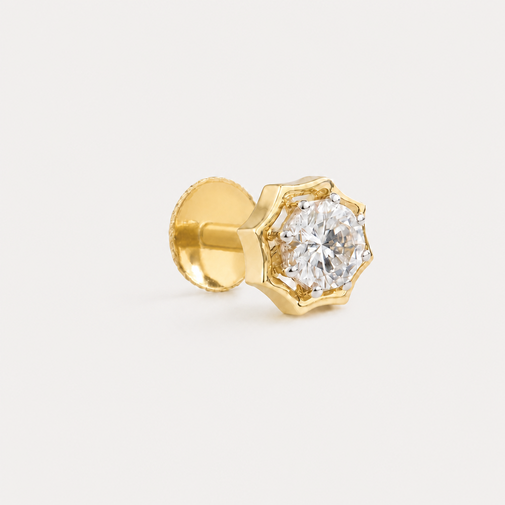 Raffiné Mens Diamond Stud