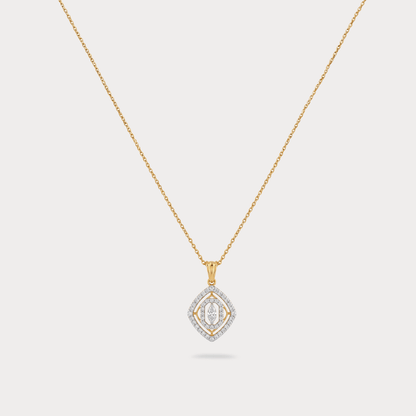 Asteria Geometric Diamond Pendant Chain