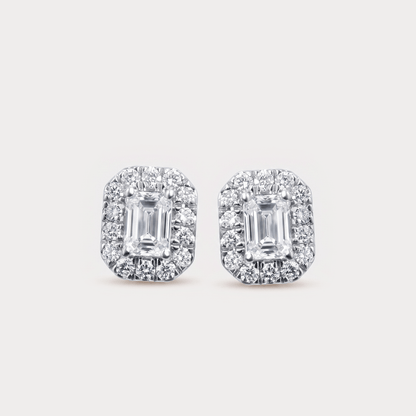 Brightline Halo Diamond Studs