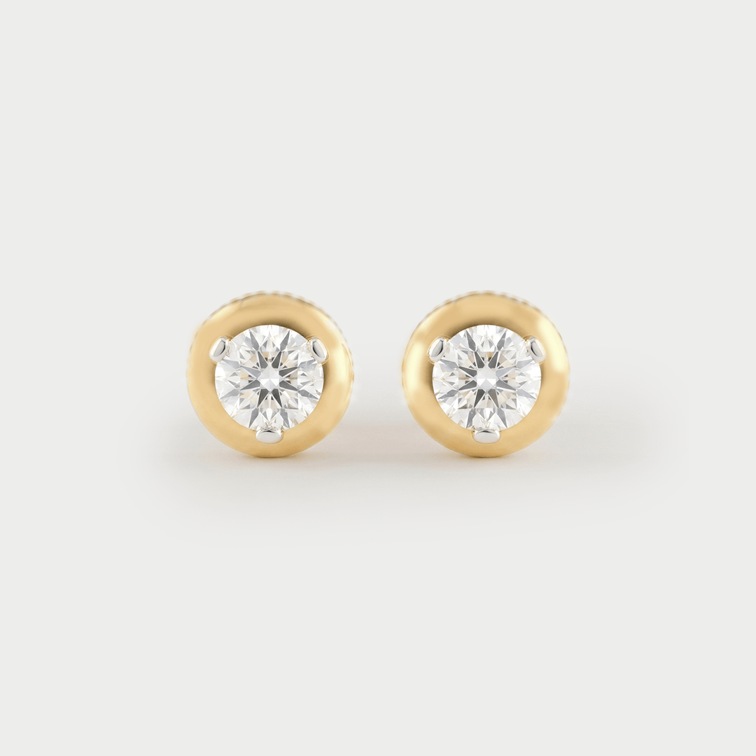 Lueur Subtile Mini Solitaire Diamond EarRing