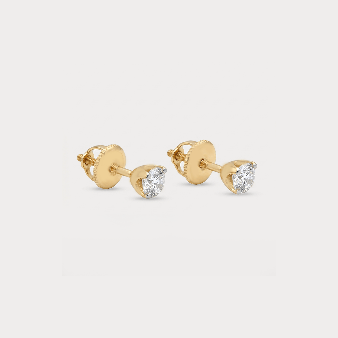 Lueur Subtile Mini Solitaire Diamond EarRing