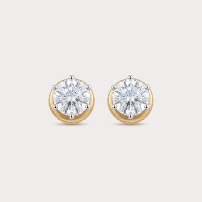 Cloudlight Mini-Solitaire Diamond Studs