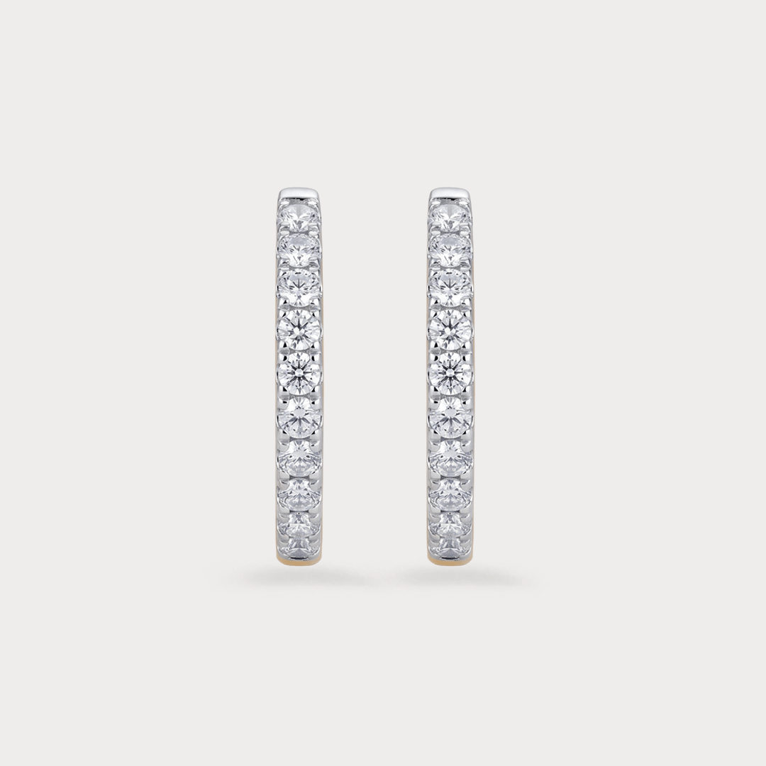 Encore Single Hoop Diamond EarRing