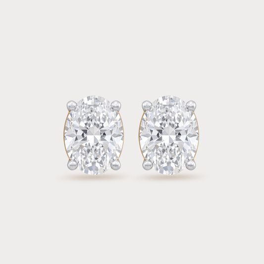 Charme Doux Solitaire Diamond Earrings