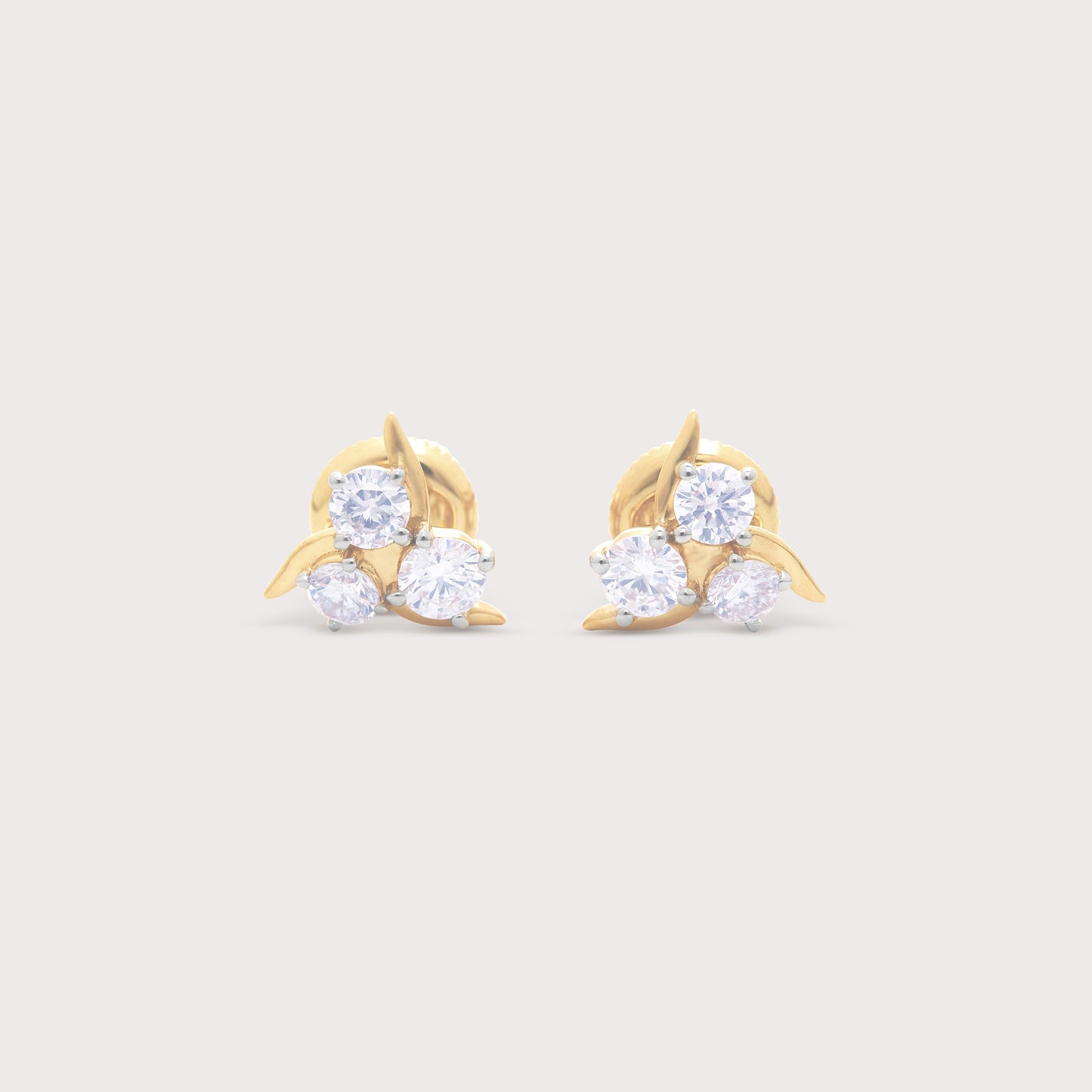 Lamina Diamond Studs