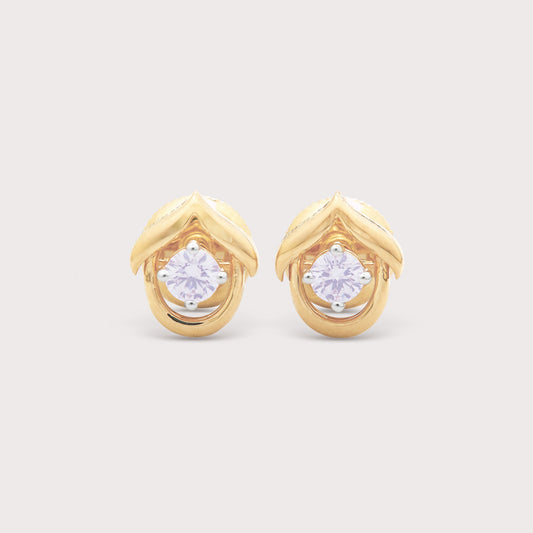 Moon Diamond Studs