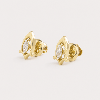 Shield Diamond Studs