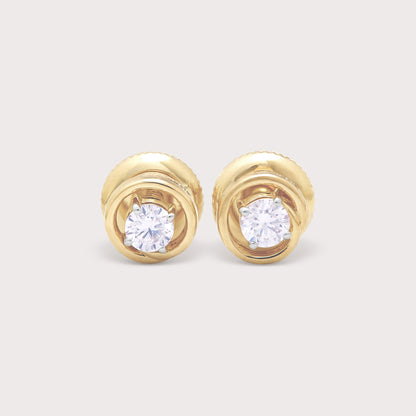 Angel Diamond Studs