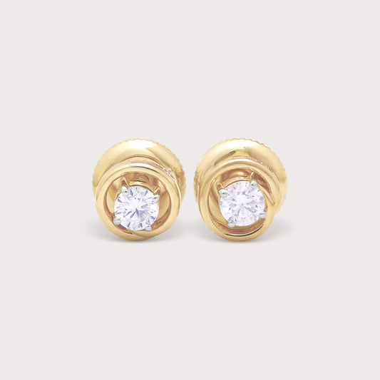 Angel Diamond Studs