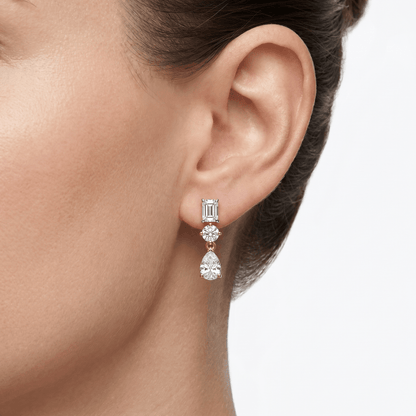 Gouttes de Lumière Diamond Drop Earrings