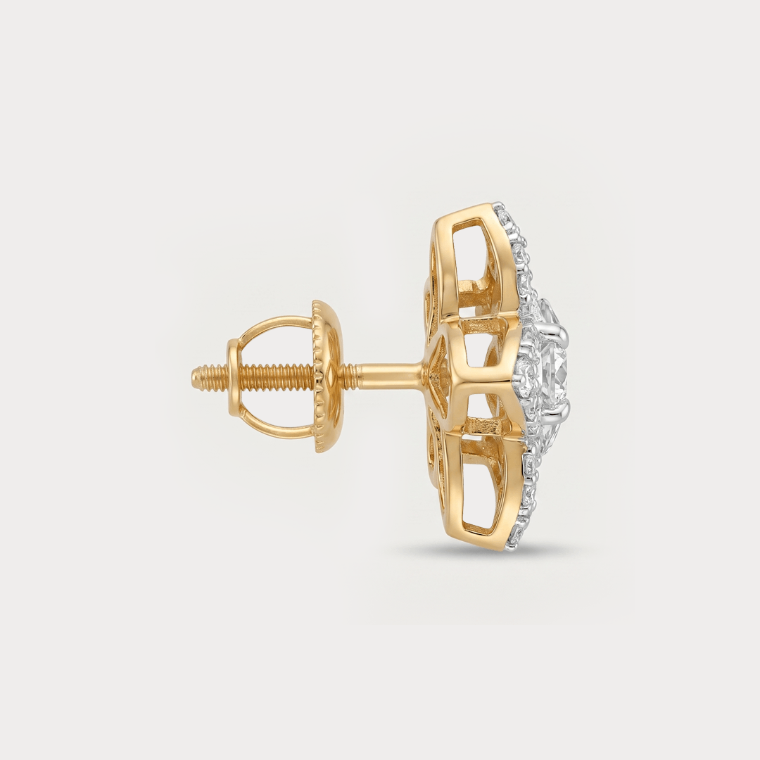 The Aukera Orchid Esotique Nakshatra Diamond EarRing