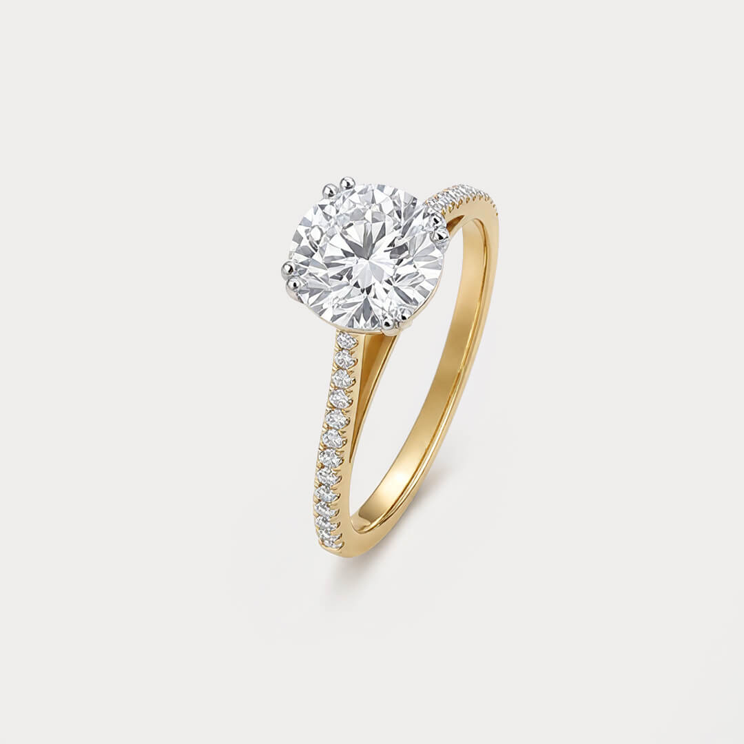 Ame Soeur Solitaire Diamond Ring