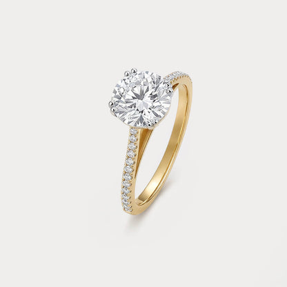Ame Soeur Solitaire Diamond Ring