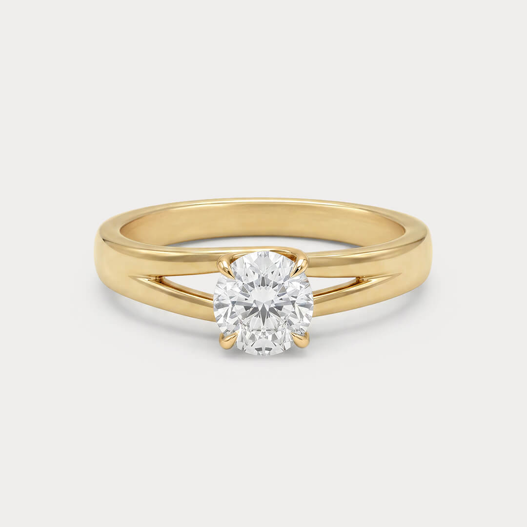 Belle Époque Solitaire Diamond Ring