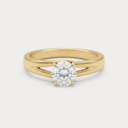 Belle Époque Solitaire Diamond Ring