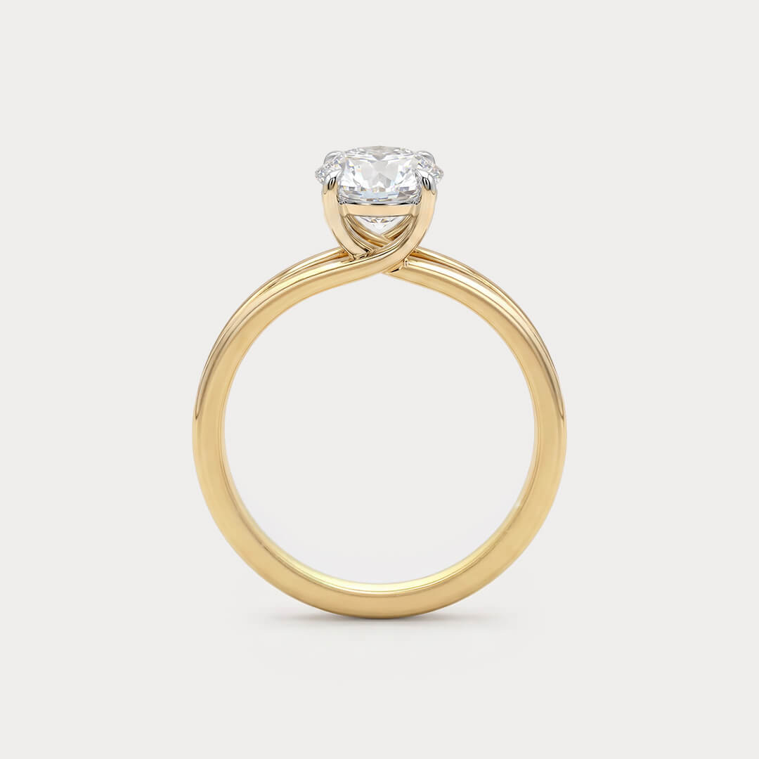 Belle Époque Solitaire Diamond Ring