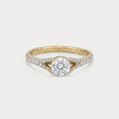 Alma Gemela Solitaire Diamond Ring
