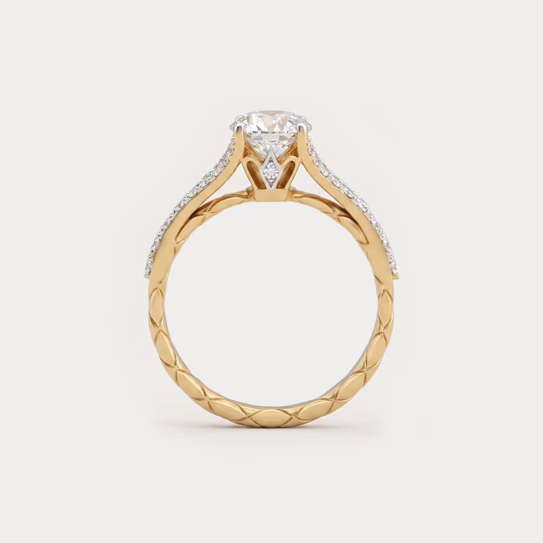 Alma Gemela Solitaire Diamond Ring