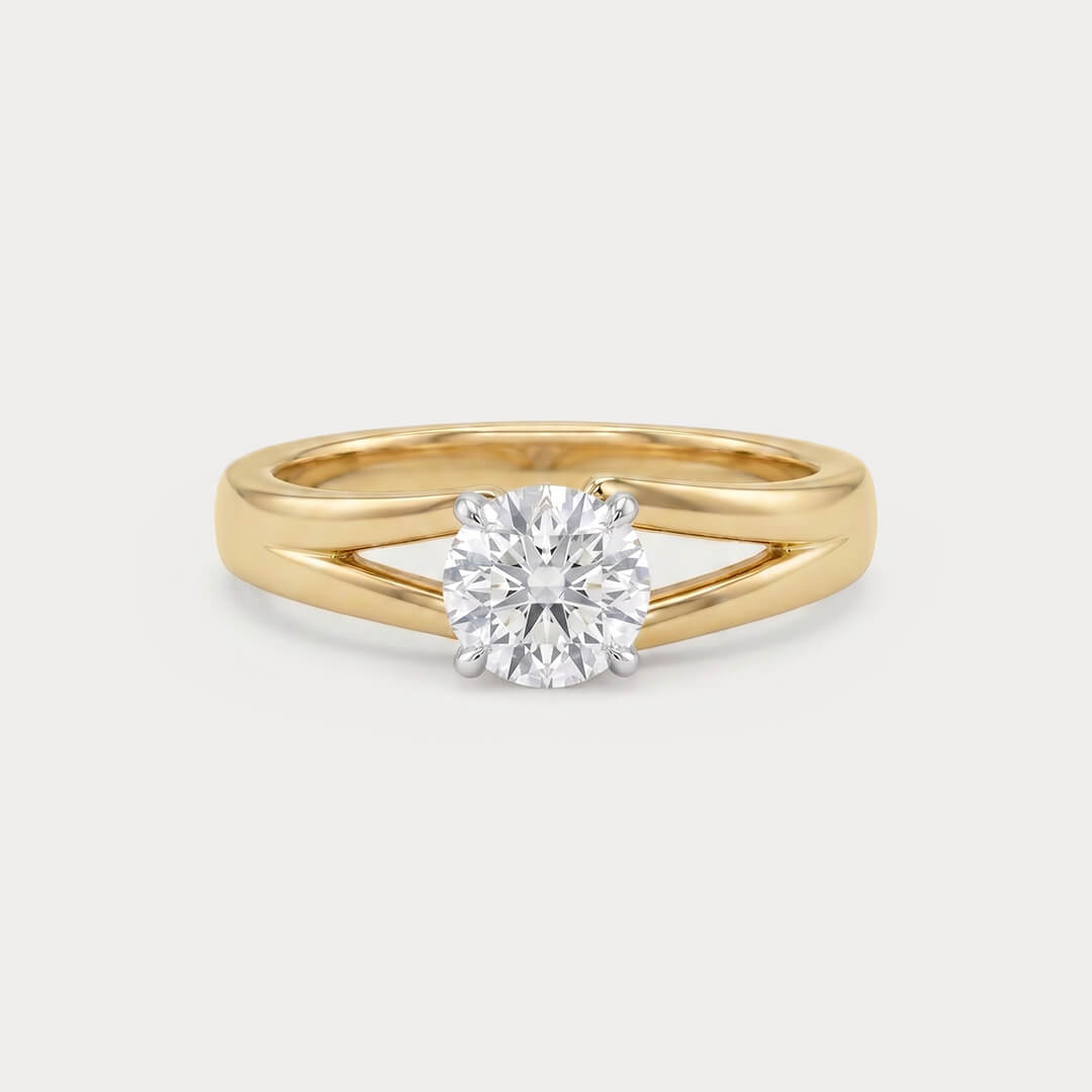 Vida Dorada Solitaire Diamond Ring