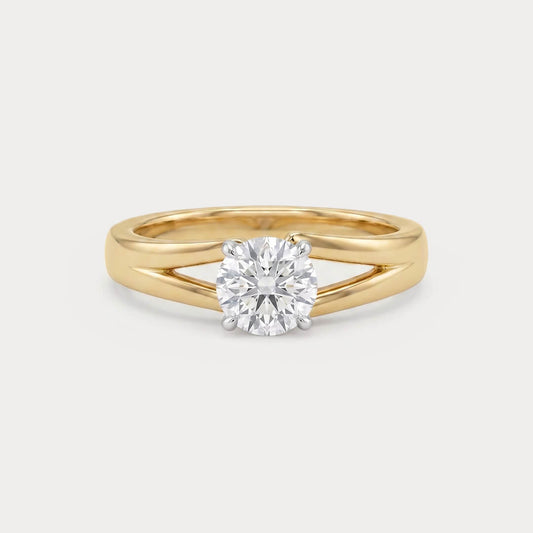 Vida Dorada Solitaire Diamond Ring
