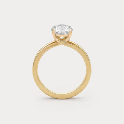 Vida Dorada Solitaire Diamond Ring