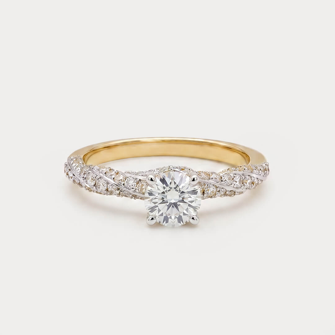 Sol Naciente Solitaire Diamond Ring