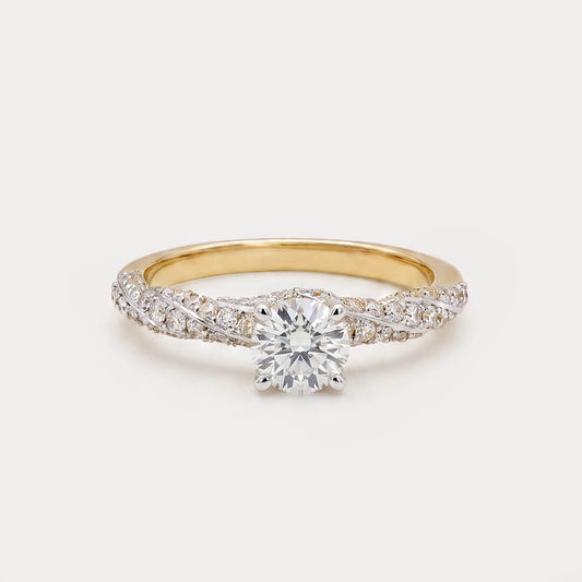 Sol Naciente Solitaire Diamond Ring