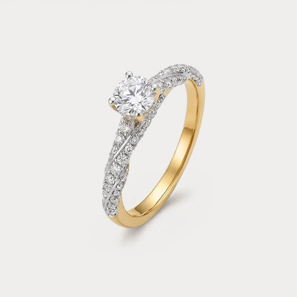Sol Naciente Solitaire Diamond Ring