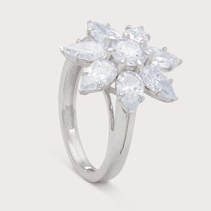 White Marigold Ring